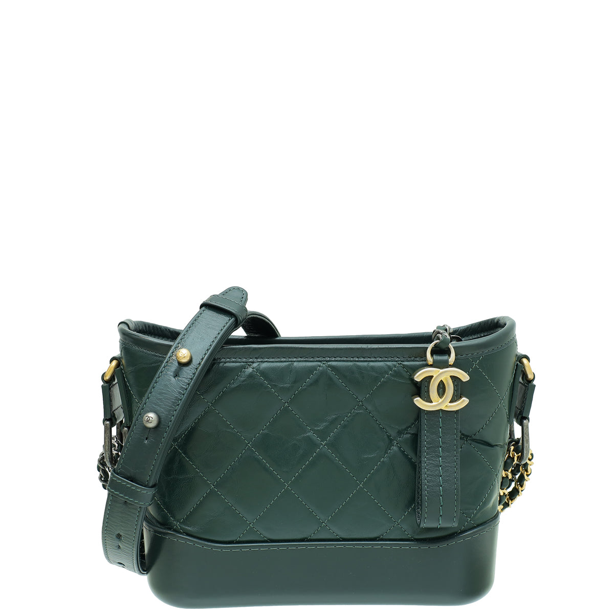 Chanel Green Gabrielle Hobo Small Bag - Main Image