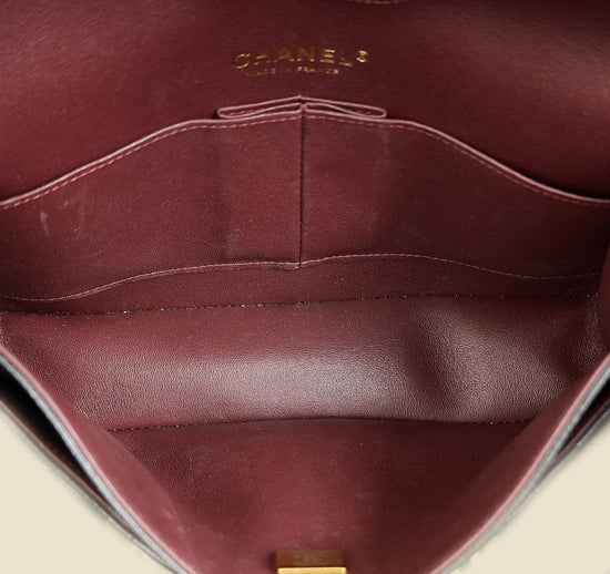 Chanel Black CC Classic 11.12 Double Flap Medium Bag