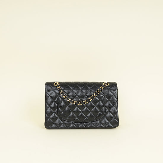 Chanel Black CC Classic 11.12 Double Flap Medium Bag