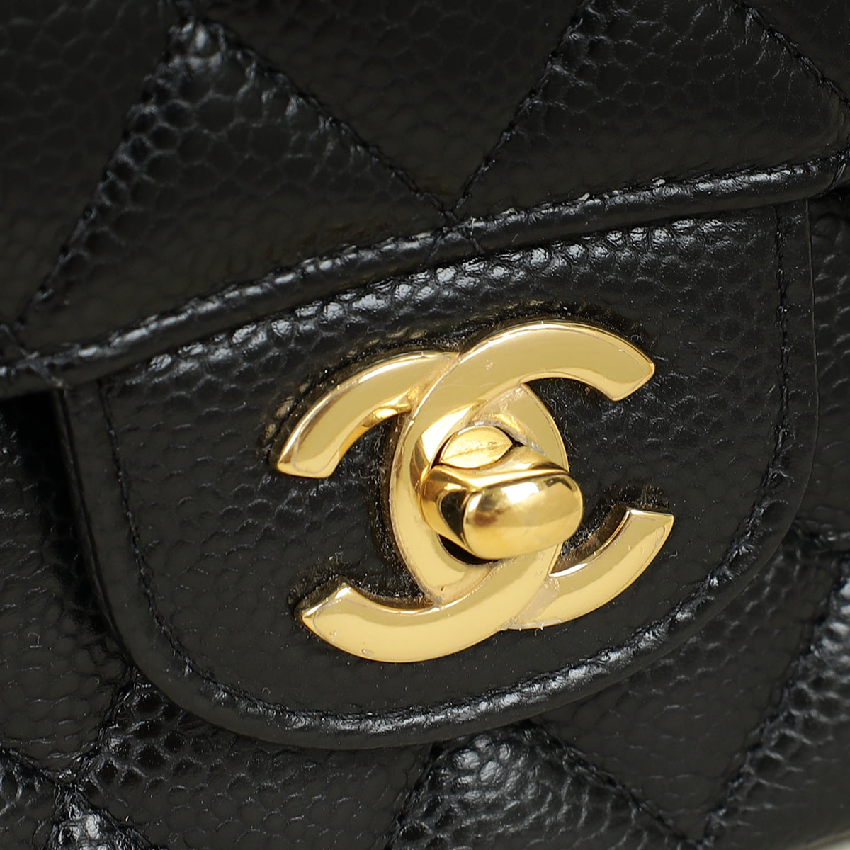 Chanel Black CC Classic 11.12 Double Flap Medium Bag