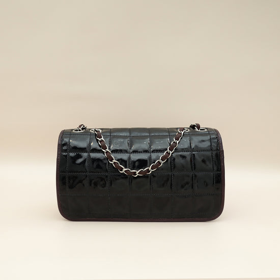 Chanel Bicolor CC Medium Chocolate Bar Flap Bag