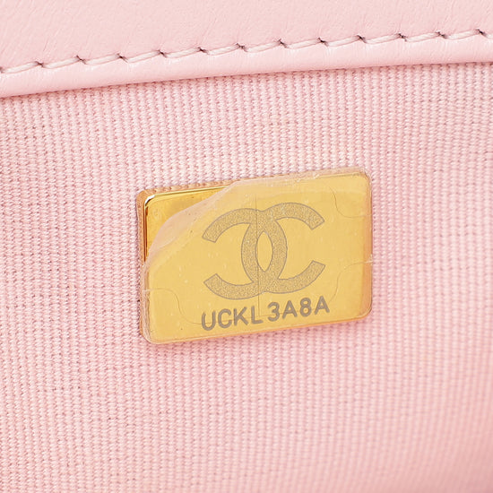 Chanel Pink CC Logo Backpack Small Bag-Chanel-THE CLOSET