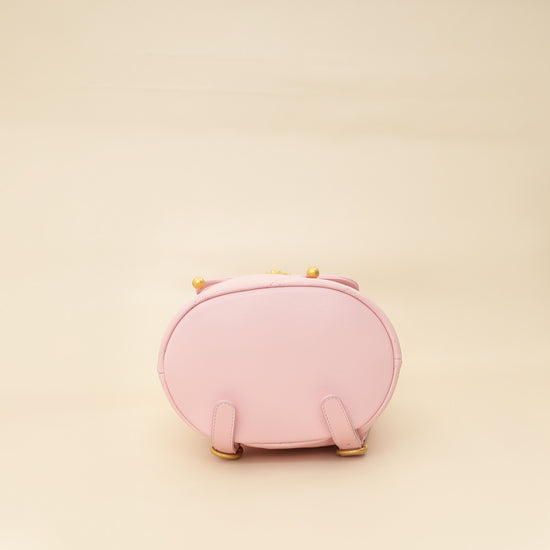 Chanel Pink CC Logo Backpack Small Bag-Chanel-THE CLOSET