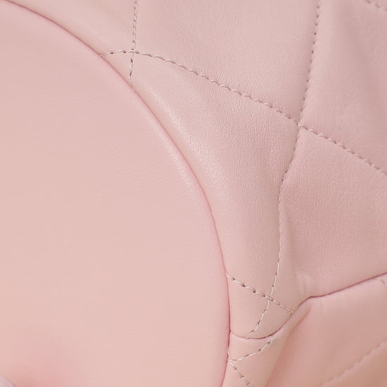 Chanel Pink CC Logo Backpack Small Bag-Chanel-THE CLOSET