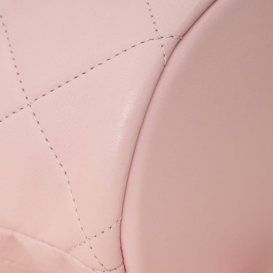 Chanel Pink CC Logo Backpack Small Bag-Chanel-THE CLOSET