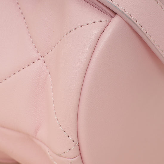 Chanel Pink CC Logo Backpack Small Bag-Chanel-THE CLOSET