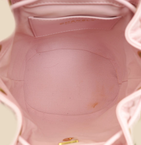Chanel Pink CC Logo Backpack Small Bag-Chanel-THE CLOSET