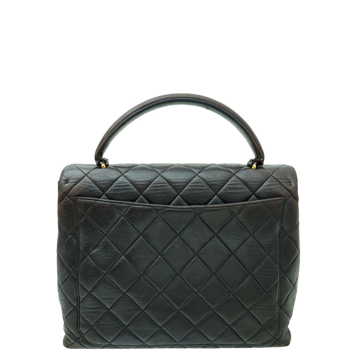 Chanel Black Vintage CC Kelly Top Handle Bag-Chanel-THE CLOSET