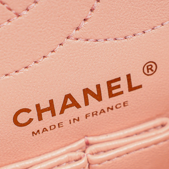 Chanel Old Rose 2.55 Reissue Velvet Double Flap 225 Bag