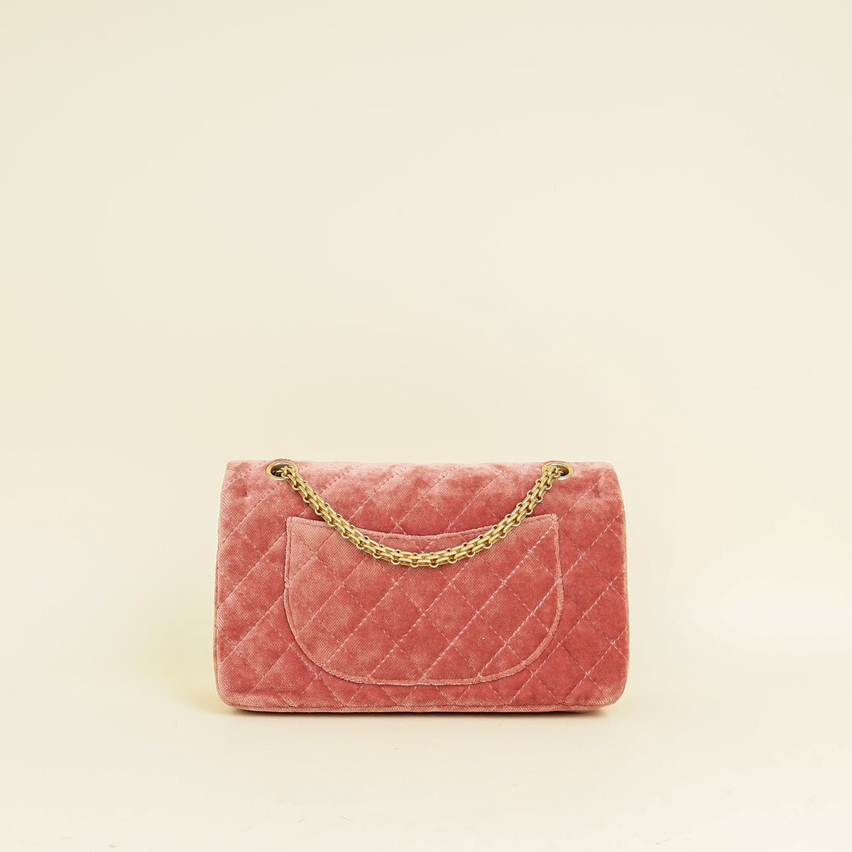 Chanel Old Rose 2.55 Reissue Velvet Double Flap 225 Bag