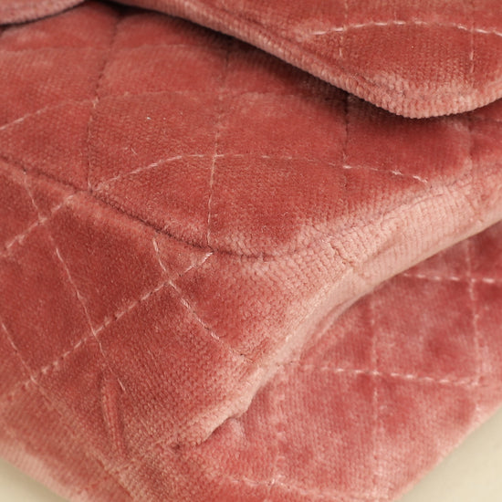 Chanel Old Rose 2.55 Reissue Velvet Double Flap 225 Bag