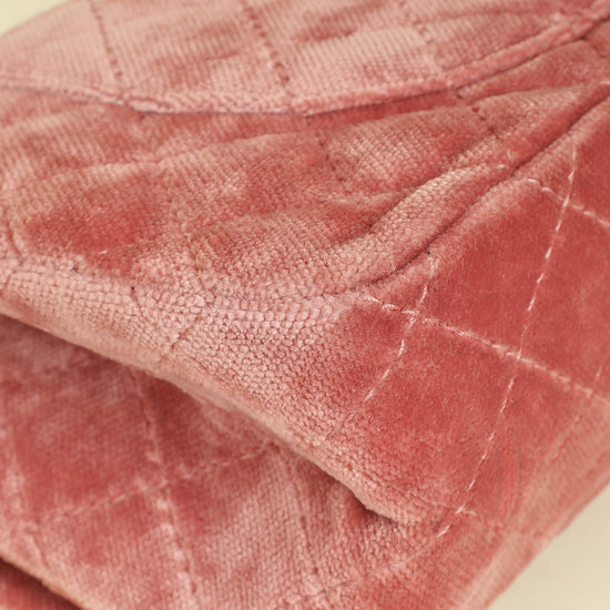 Chanel Old Rose 2.55 Reissue Velvet Double Flap 225 Bag