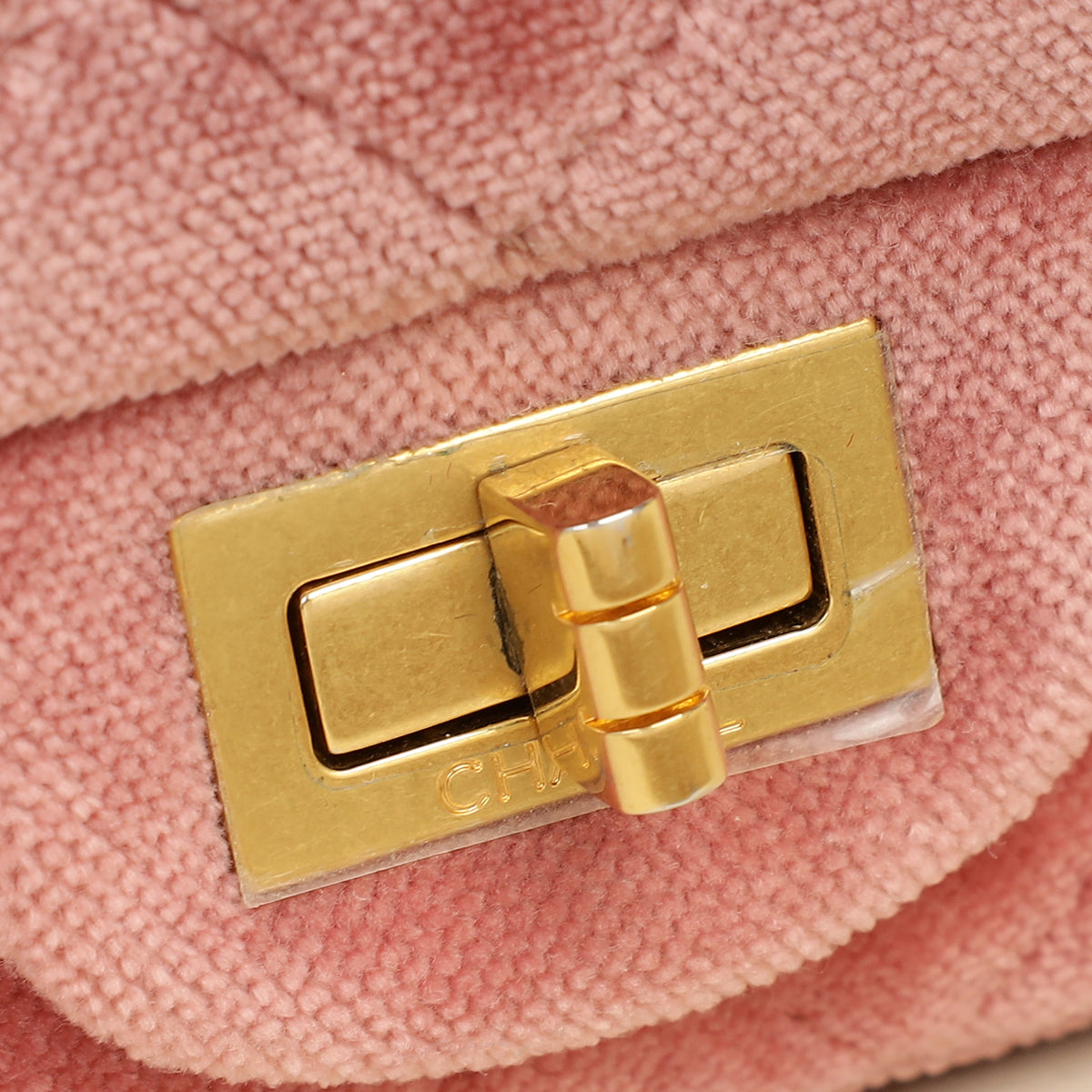 Chanel Old Rose 2.55 Reissue Velvet Double Flap 225 Bag