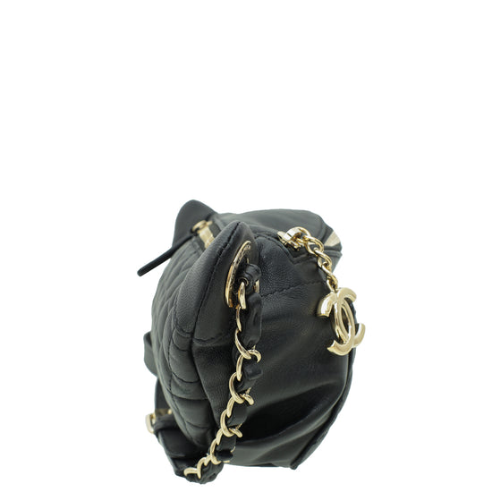 Chanel Black Bi Classic Waist Bag