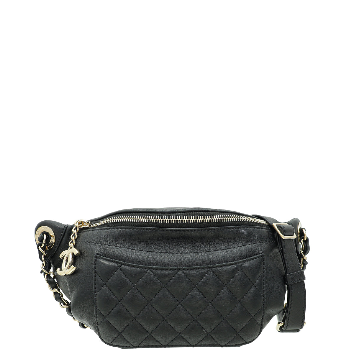 Chanel Black Bi Classic Waist Bag