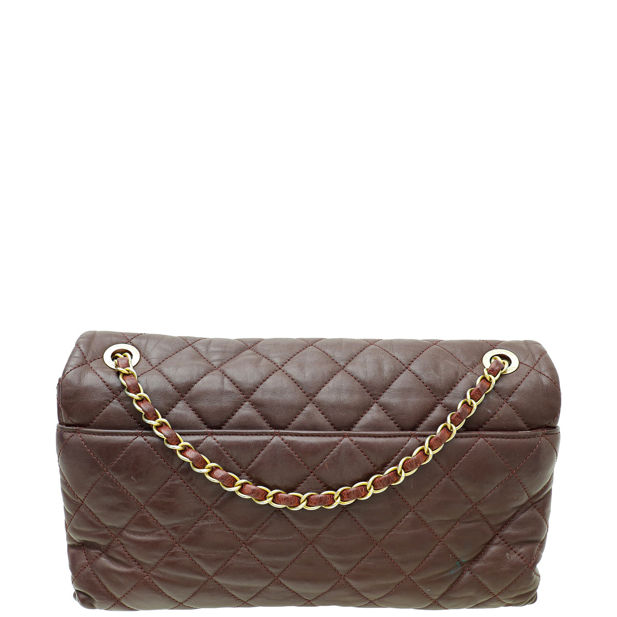 Chanel Burgundy CC Soft Elegance Jumbo Flap Bag-Chanel-THE CLOSET
