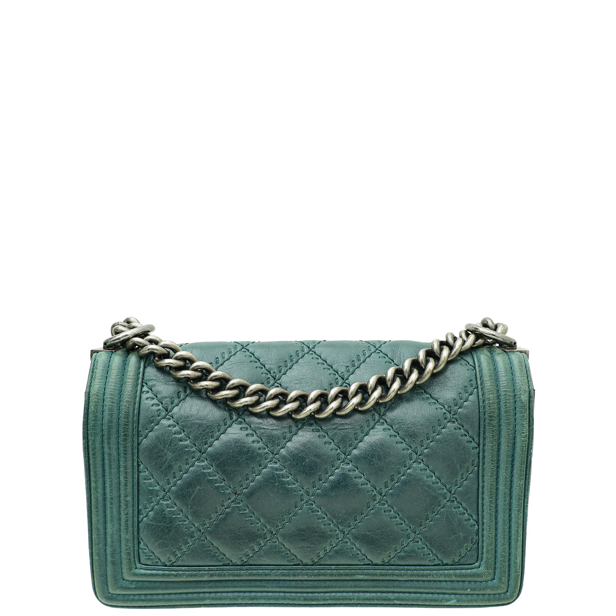 Chanel Green Le Boy Medium Bag