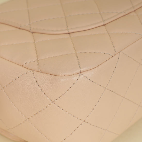 Chanel Light Peach CC Camellia Crush Small Flap Bag