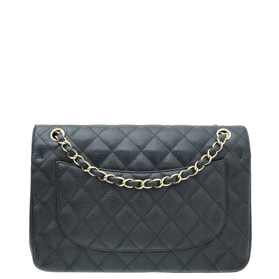 Chanel Black Classic Double Jumbo Flap Bag