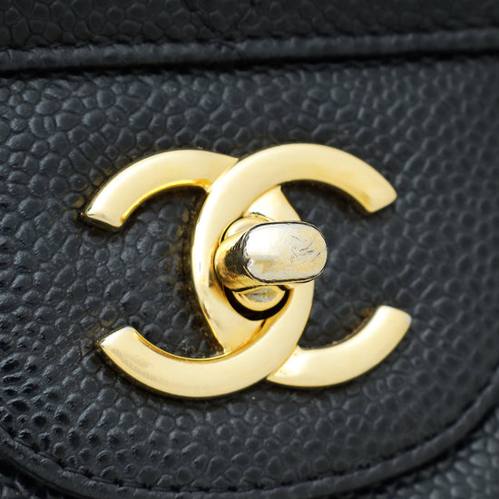 Chanel Black Classic Double Jumbo Flap Bag