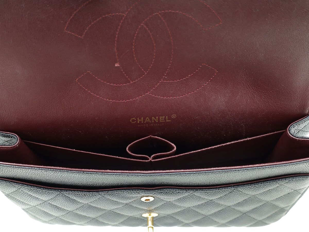 Chanel Black Classic Double Jumbo Flap Bag