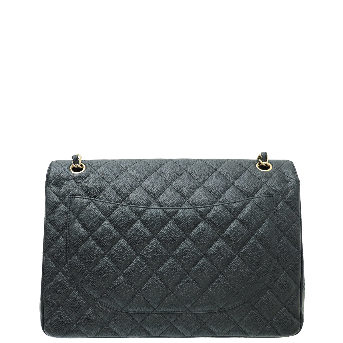 Chanel Black CC Classic Double Flap Maxi Bag-Chanel-THE CLOSET