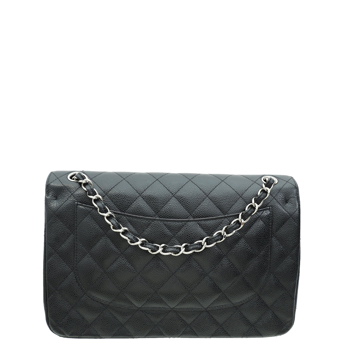Chanel Black CC Classic Double Flap Jumbo Bag-Chanel-THE CLOSET