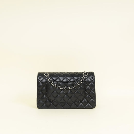 Chanel Black CC Classic Double Flap Medium Bag