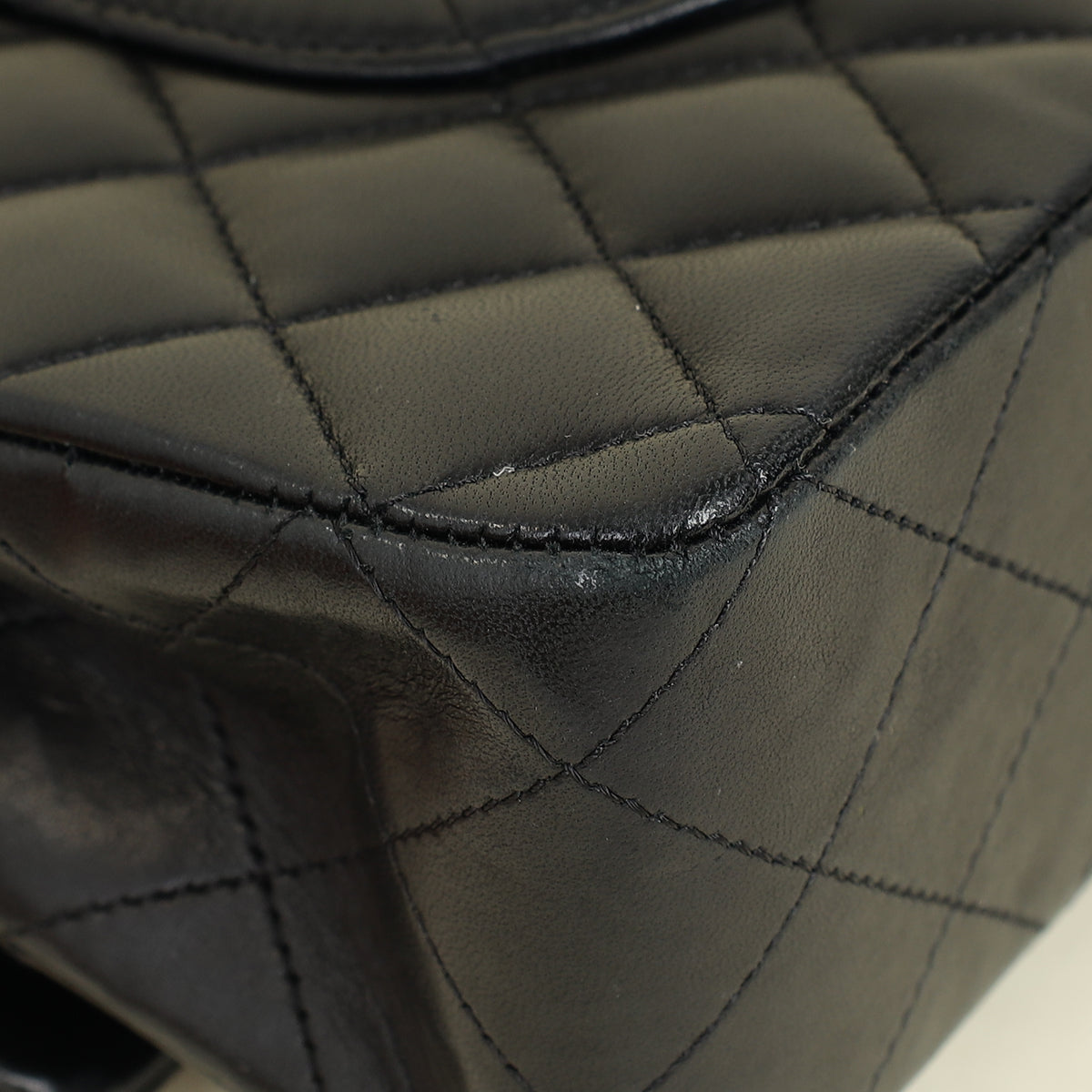 Chanel Black CC Classic Double Flap Medium Bag