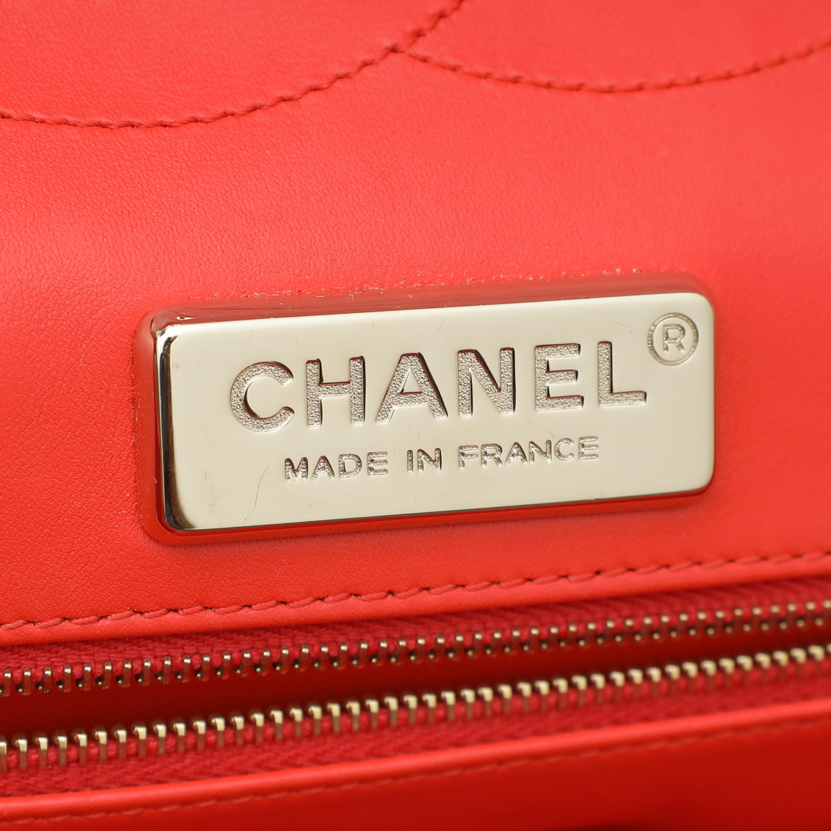 Chanel Red Python Classic Double Flap Jumbo Bag