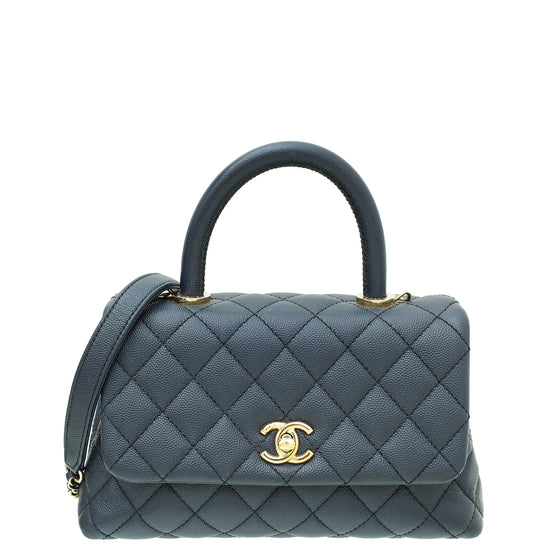 Chanel Navy Coco Handle Bag