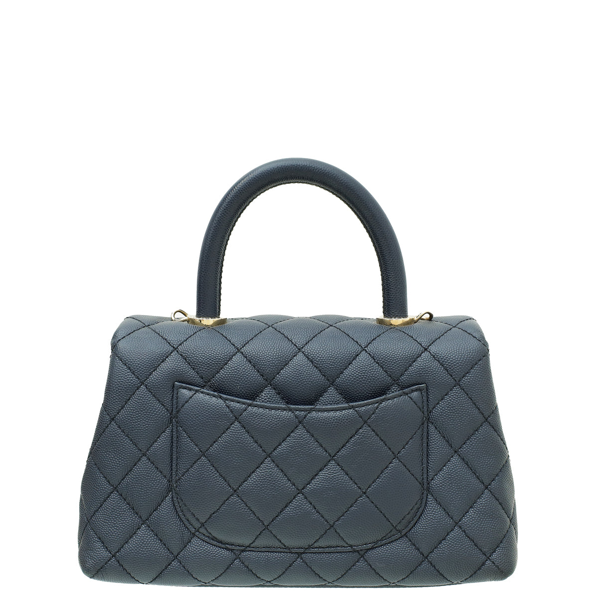 Chanel Navy Coco Handle Bag-Chanel-THE CLOSET
