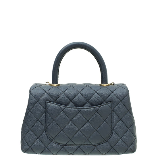 Chanel Navy Coco Handle Bag