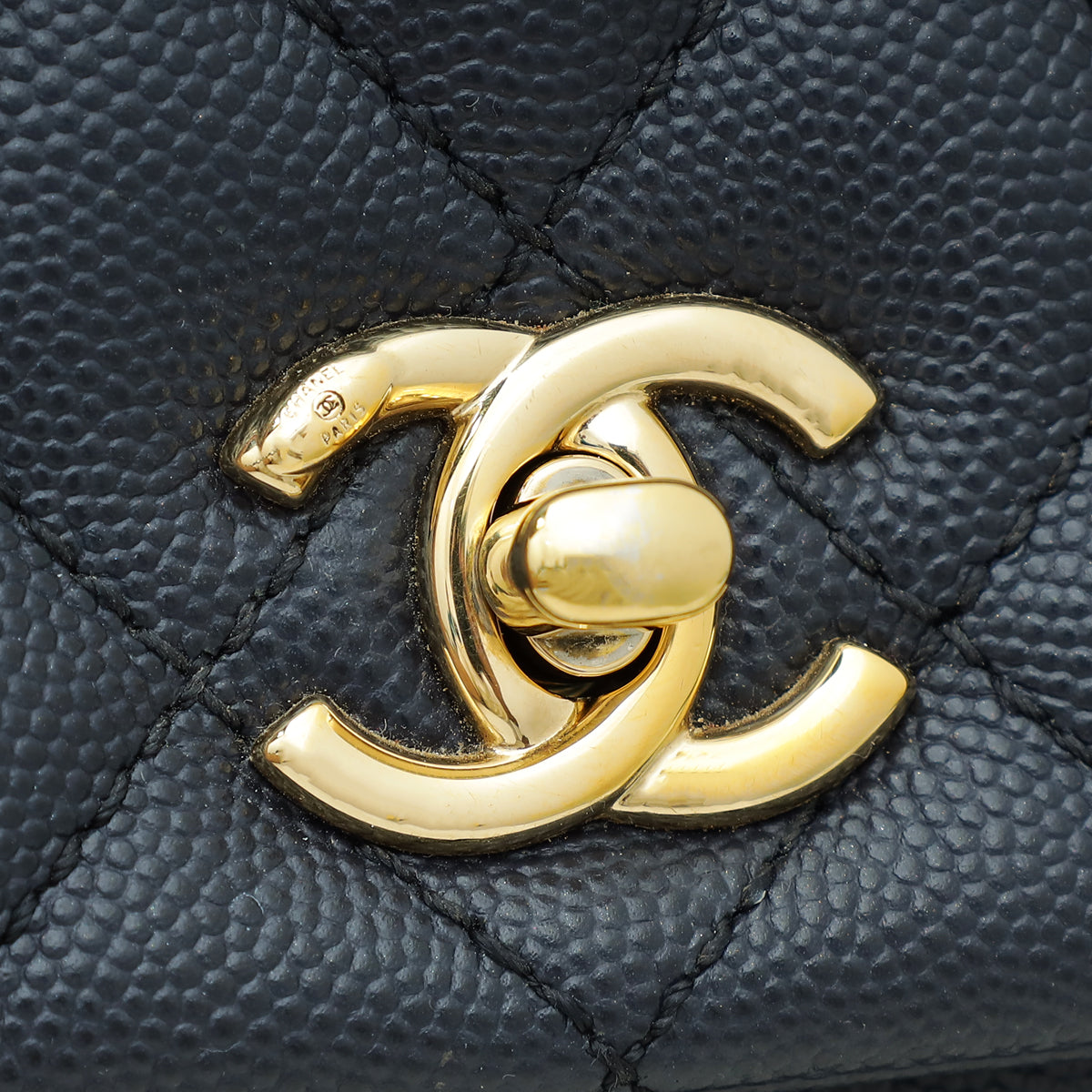 Chanel Navy Coco Handle Bag