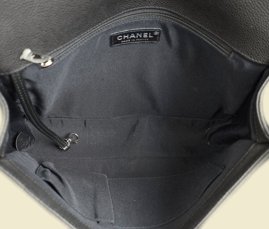 Chanel Black Le Boy Nubuck Large Bag