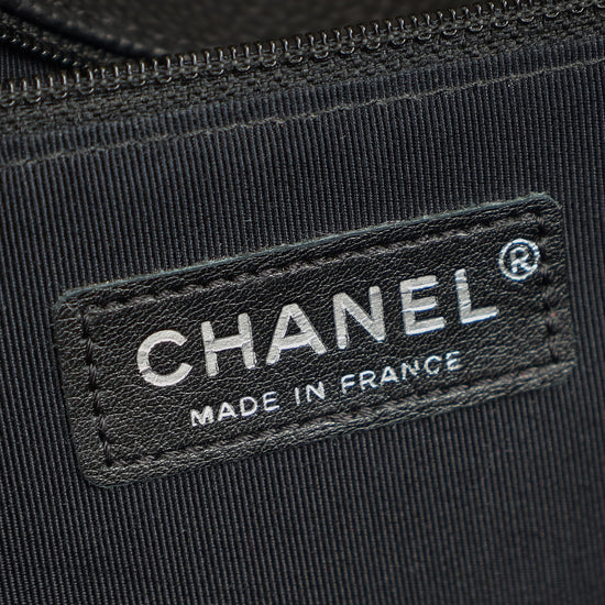 Chanel Black Le Boy Nubuck Large Bag