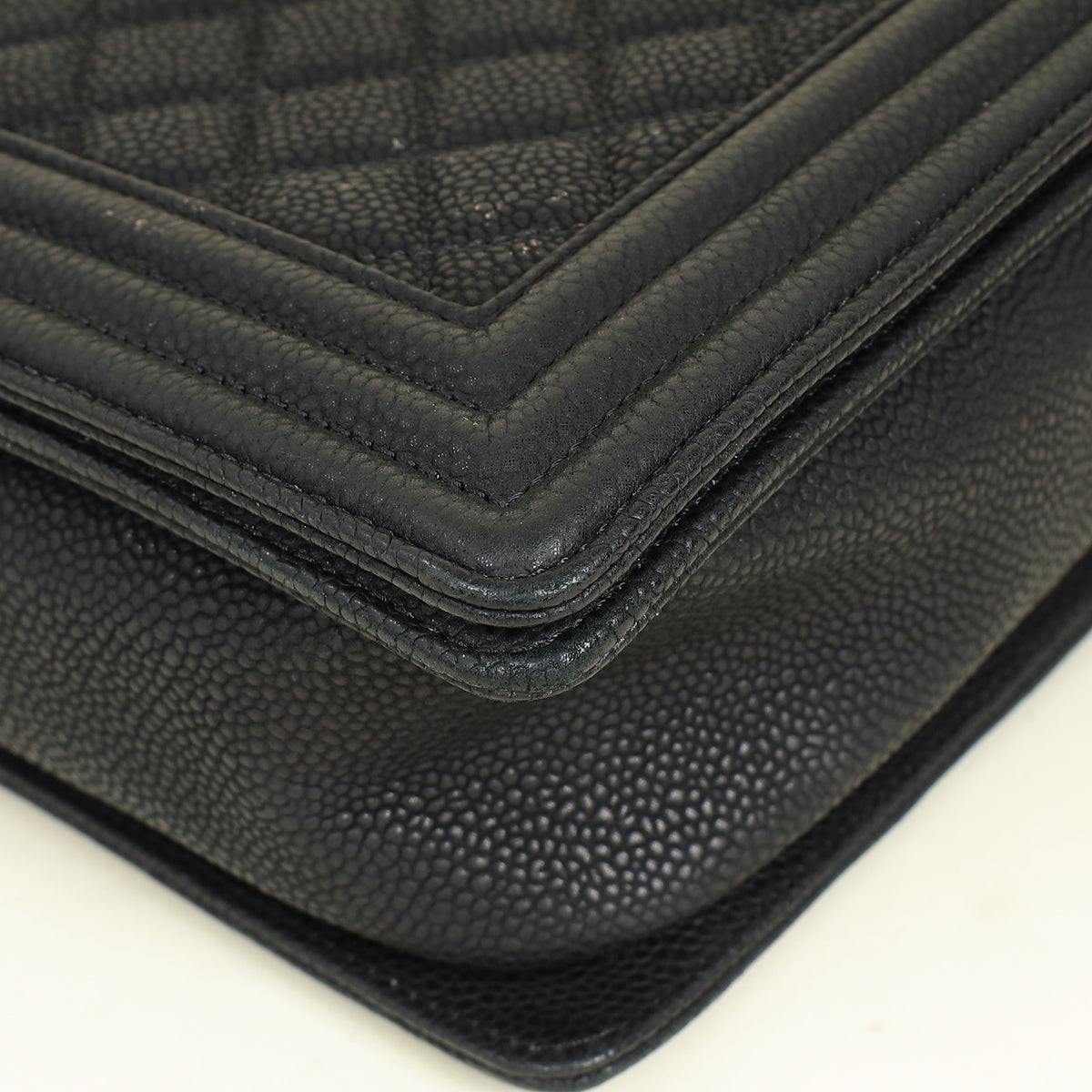 Chanel Black Le Boy Nubuck Large Bag