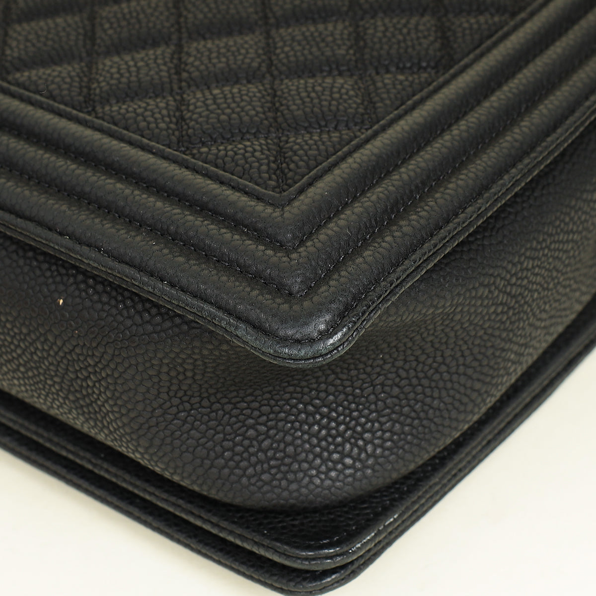 Chanel Black Le Boy Nubuck Large Bag