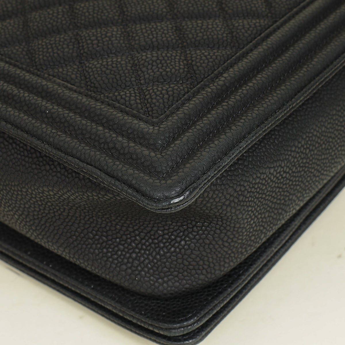 Chanel Black Le Boy Nubuck Large Bag