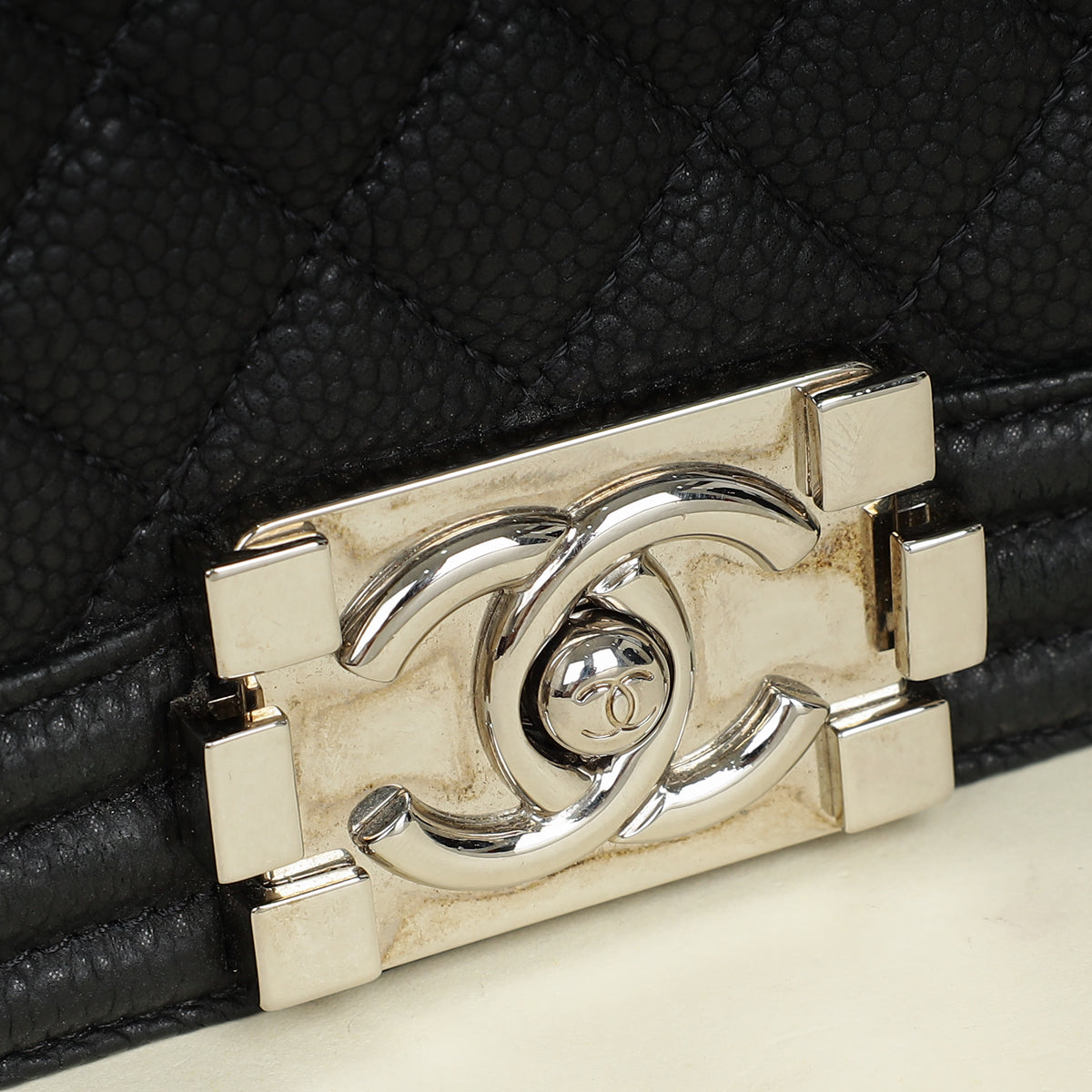 Chanel Black Le Boy Nubuck Large Bag