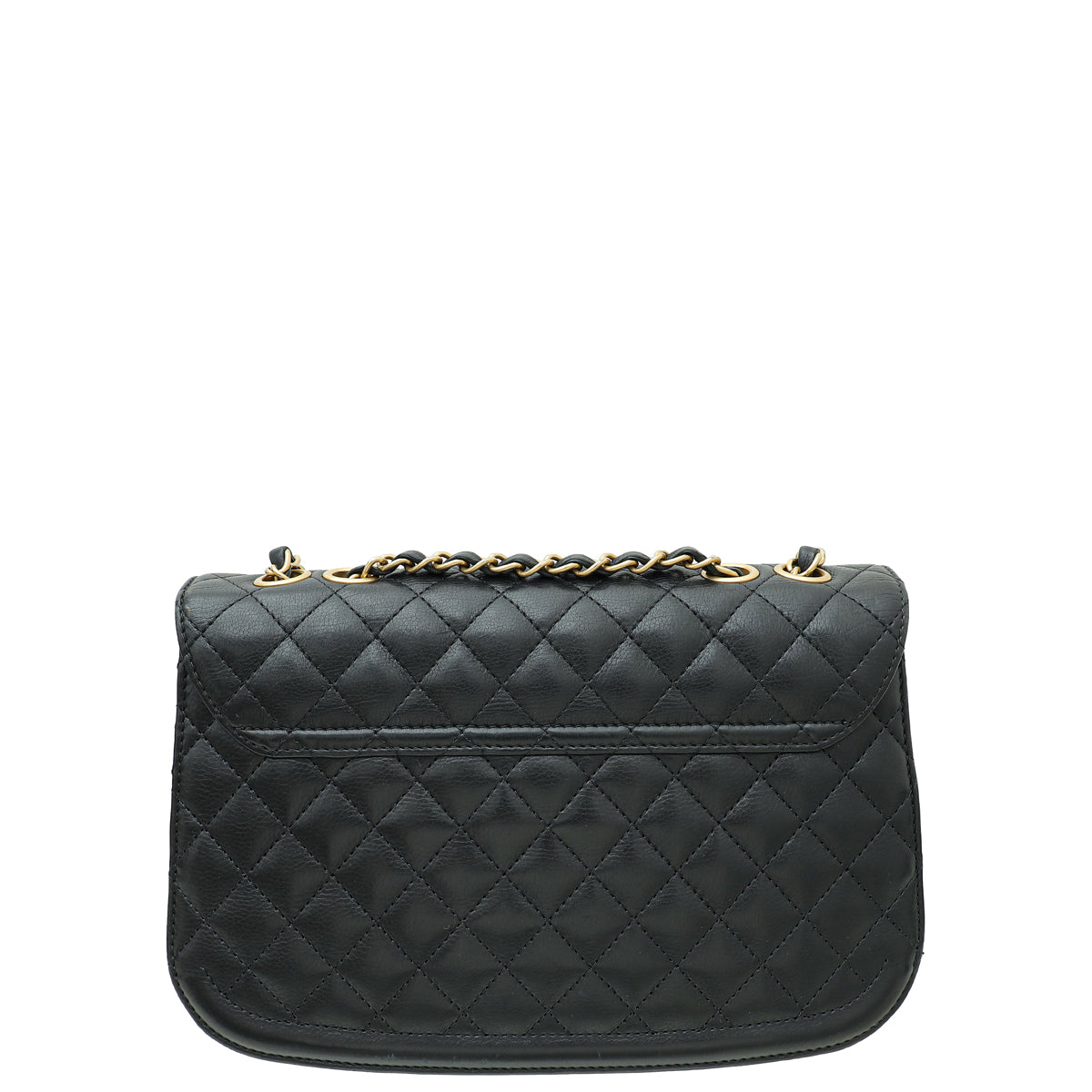 Chanel Black CC Diana Moon Flap Bag