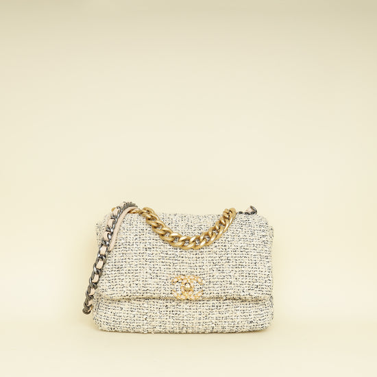 Chanel Tricolor 19 Tweed Flap Bag