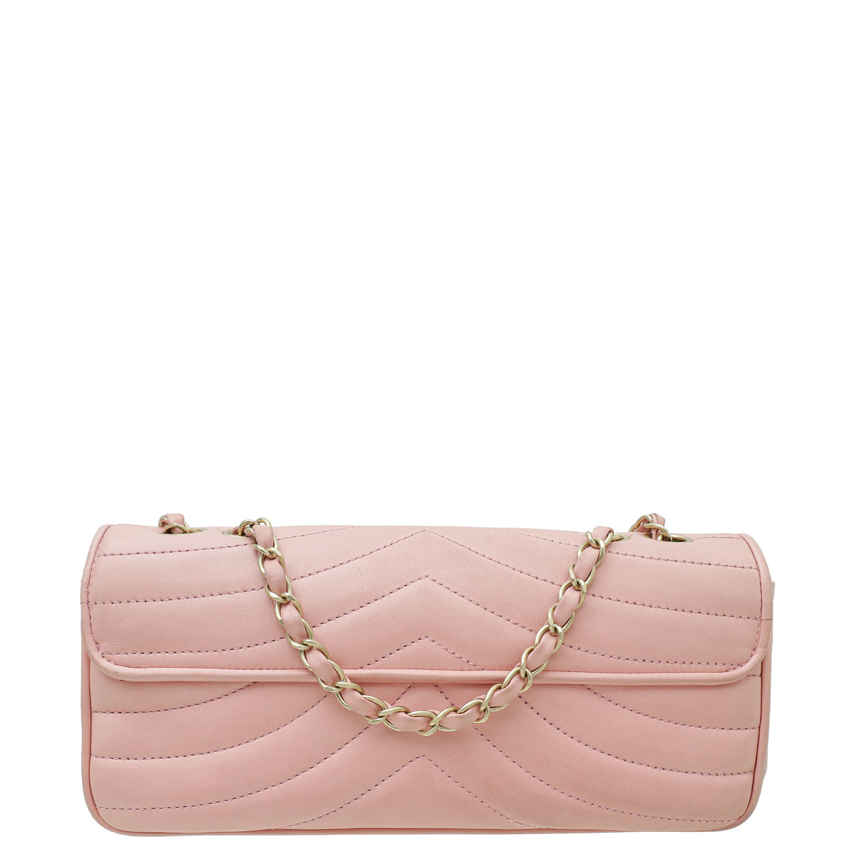 Chanel Pink East West Flap Bag