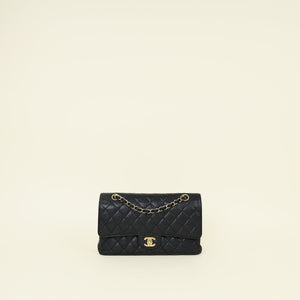 Chanel Black Classic Medium Double Flap Bag