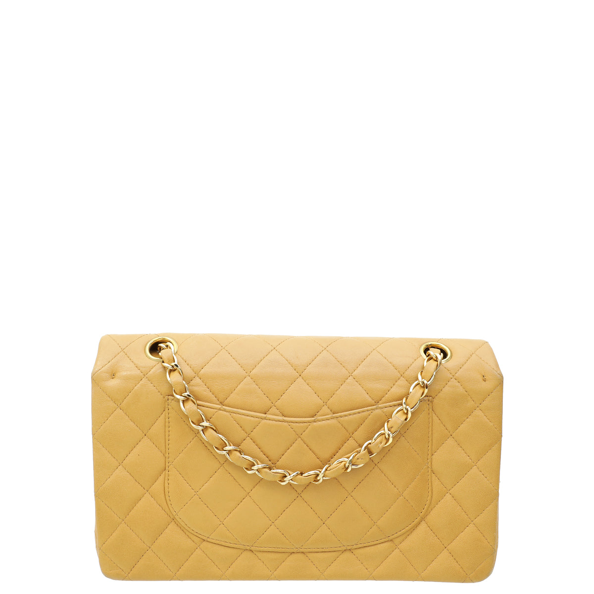 Chanel Beige CC Classic Double Flap Medium Bag