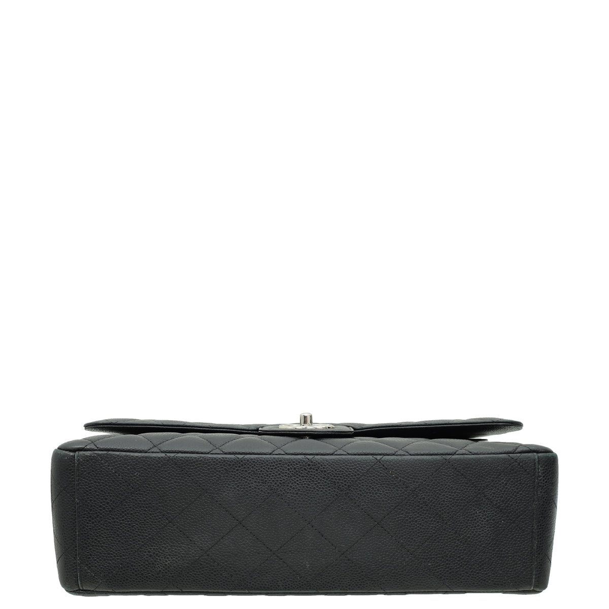 Chanel Black CC Classic Double Flap Maxi Bag