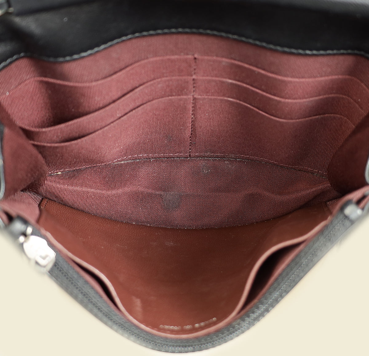 Chanel Black CC Classic Wallet On Chain