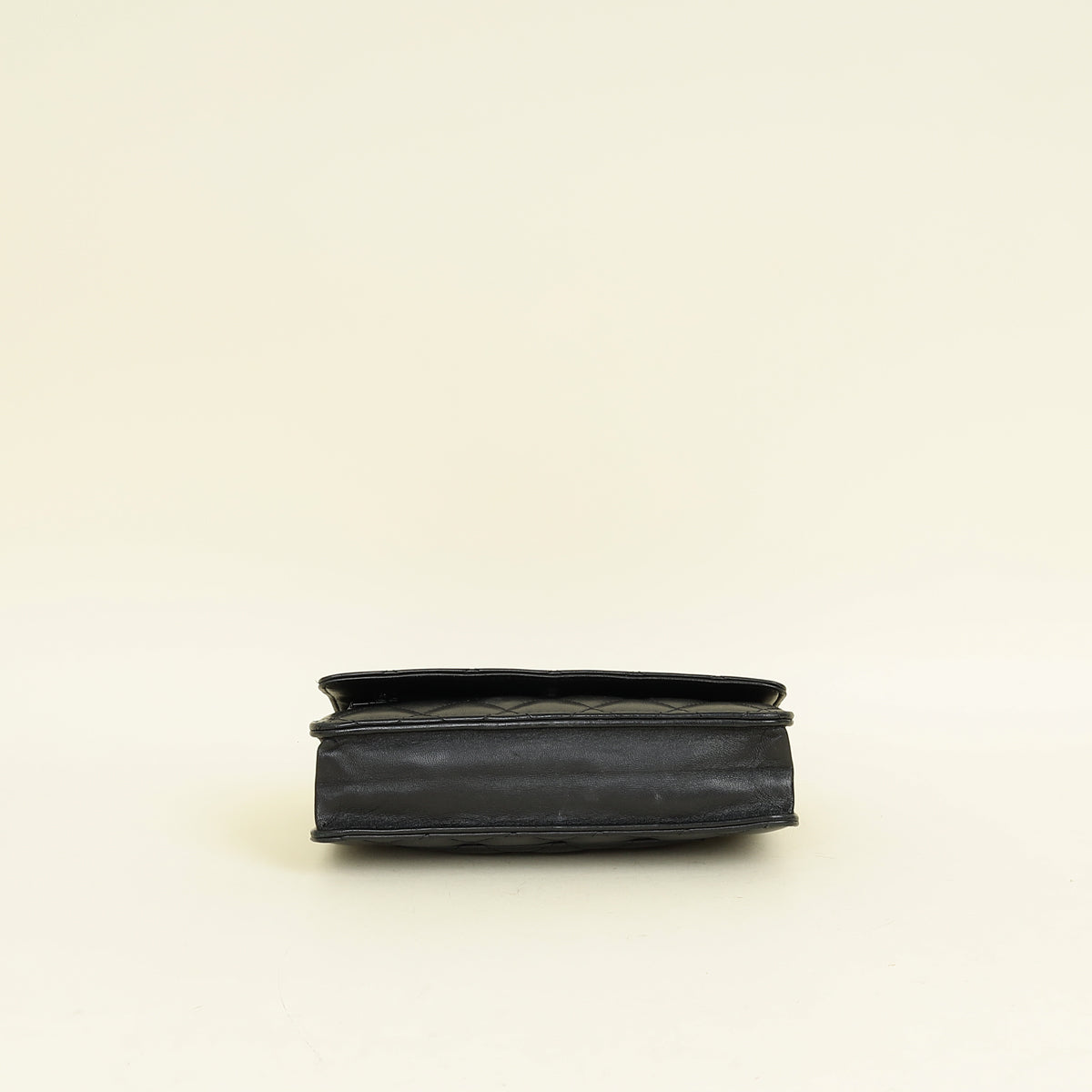 Chanel Black CC Classic Wallet On Chain