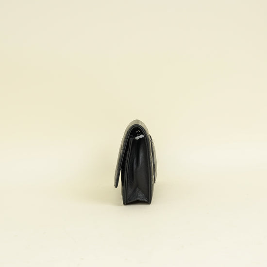 Chanel Black CC Classic Wallet On Chain