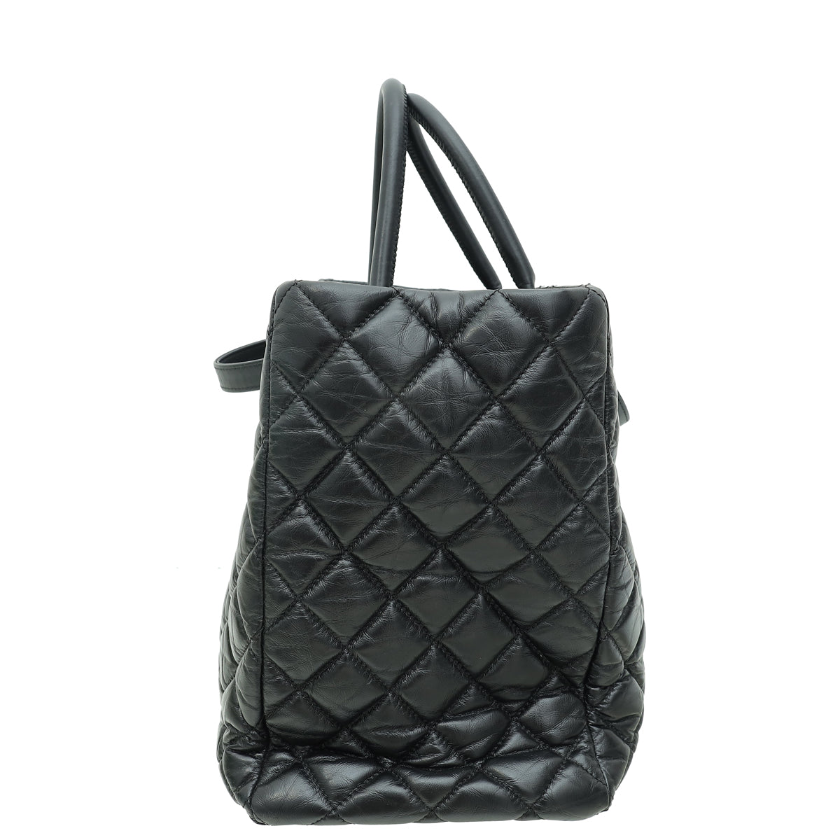 Chanel Black CC Coco Handle Shopping Tote Bag